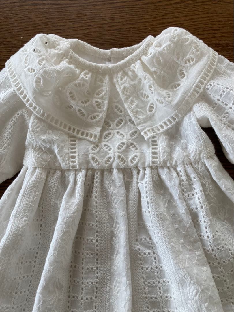 アンティークドール　ワンピース　ボンネット