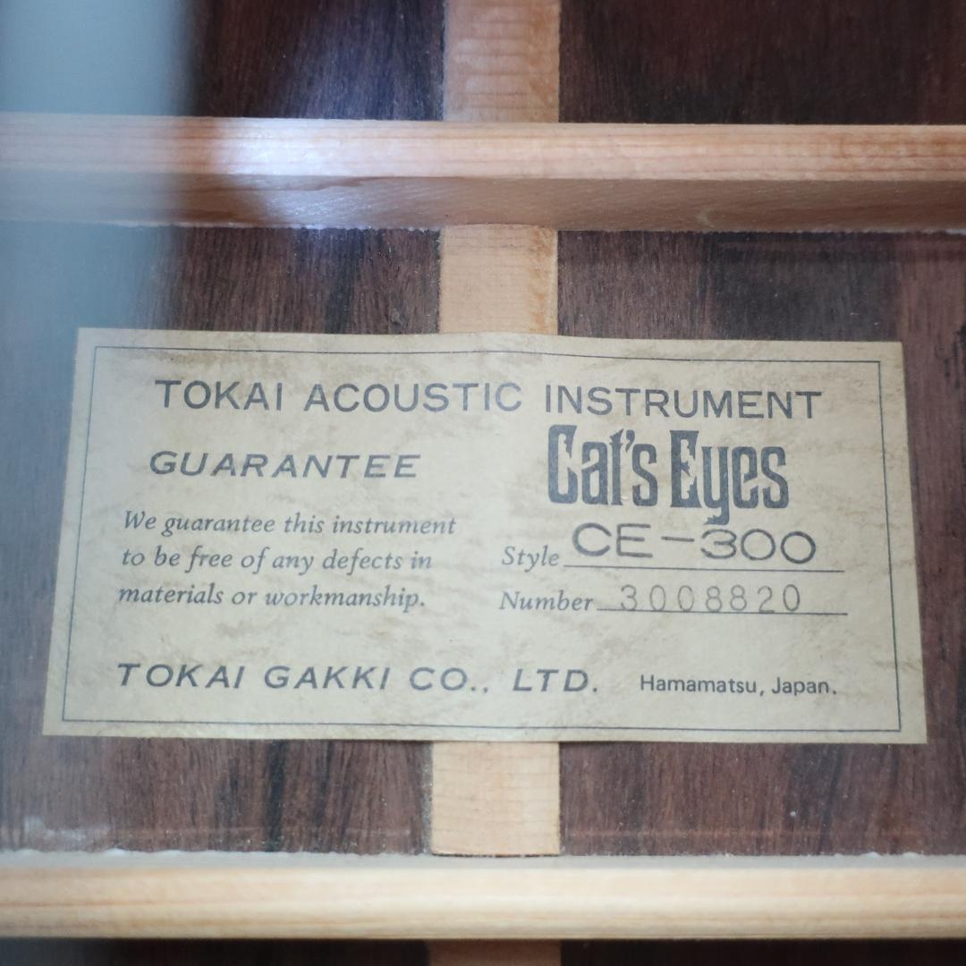 Cat's Eyes CE-300 アコースティックギター 東海キャッツアイ