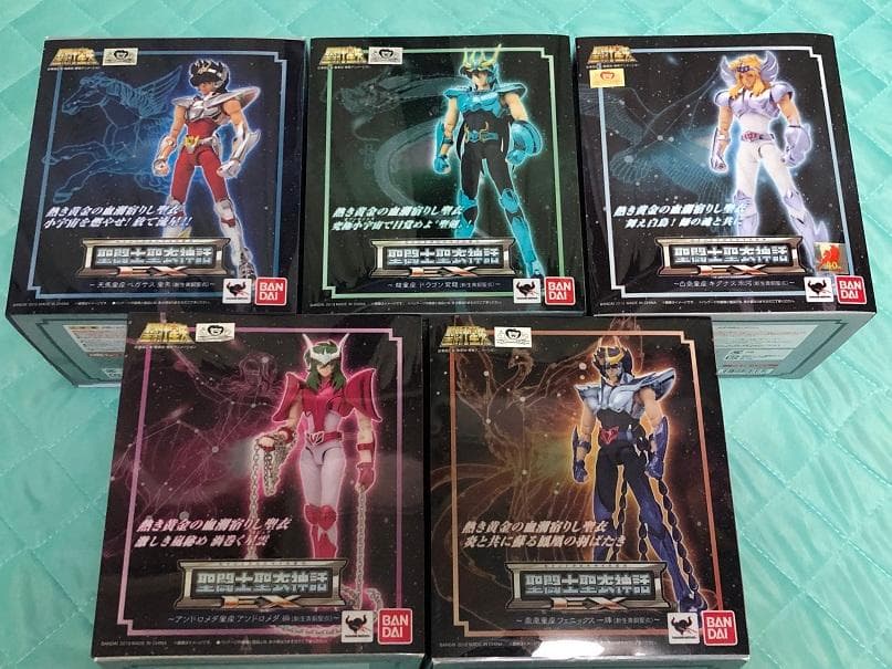 【開封品・一部欠品、変色あり】聖闘士聖衣神話EX 新生青銅聖闘士5人セット