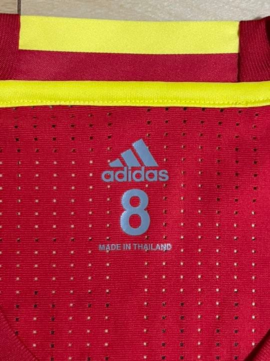 イニエスタ　選手支給　スペイン代表ユニフォーム