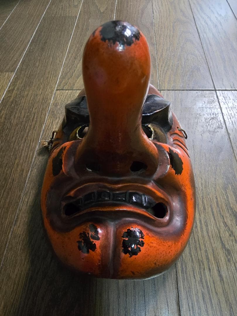 天狗　【木製・天狗面】