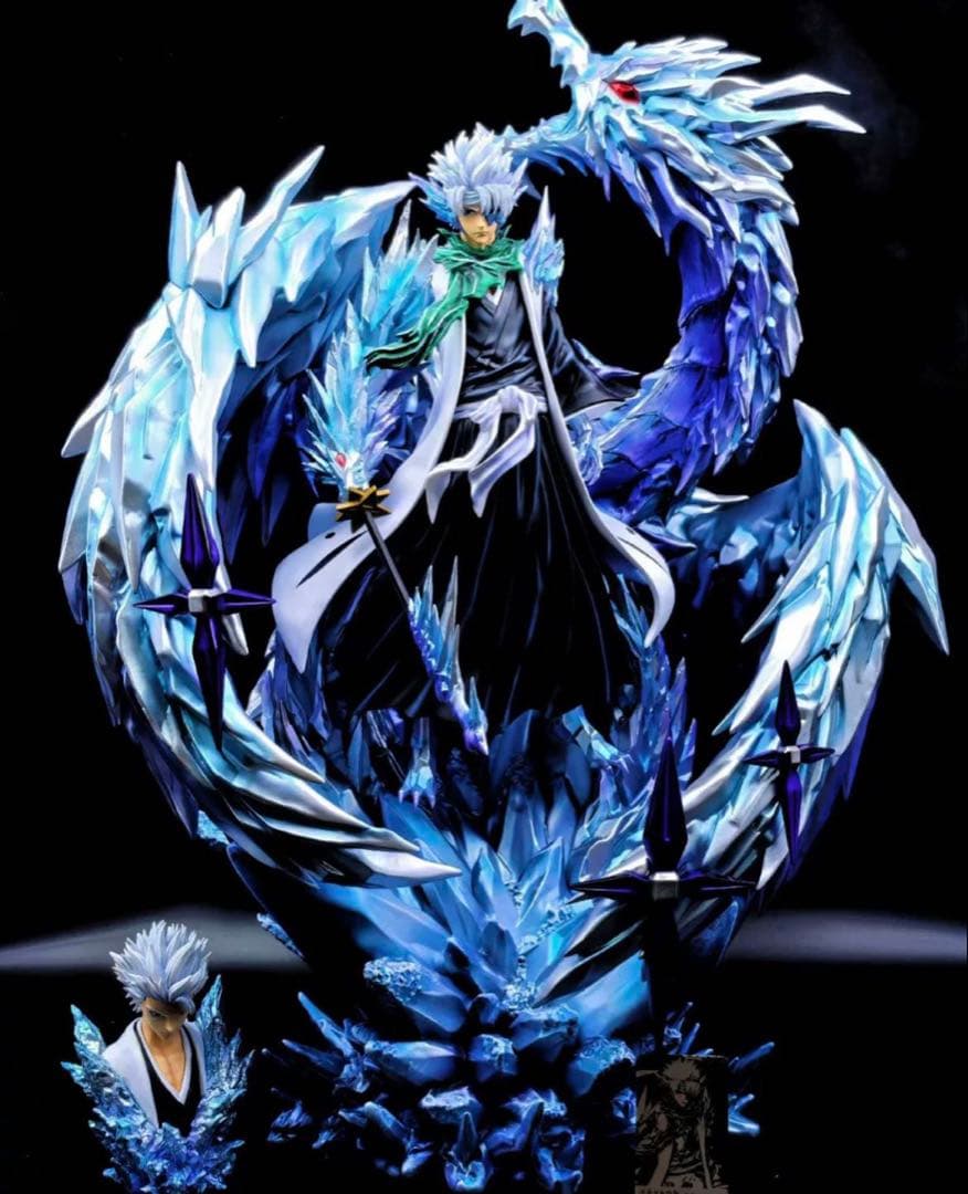 BLEACH 日番谷冬獅郎 ガレージキット ガレキ スタチュー①②