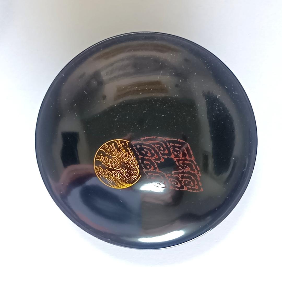 minehikaru 【沈金輪島塗】逸品［正月用品］　蓋付吸物椀10客