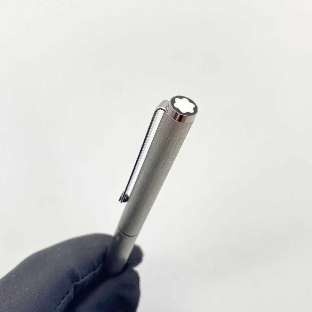 【美品】MONTBLANC・モンブラン・ボールペン・2色・シルバー・ヘアライン