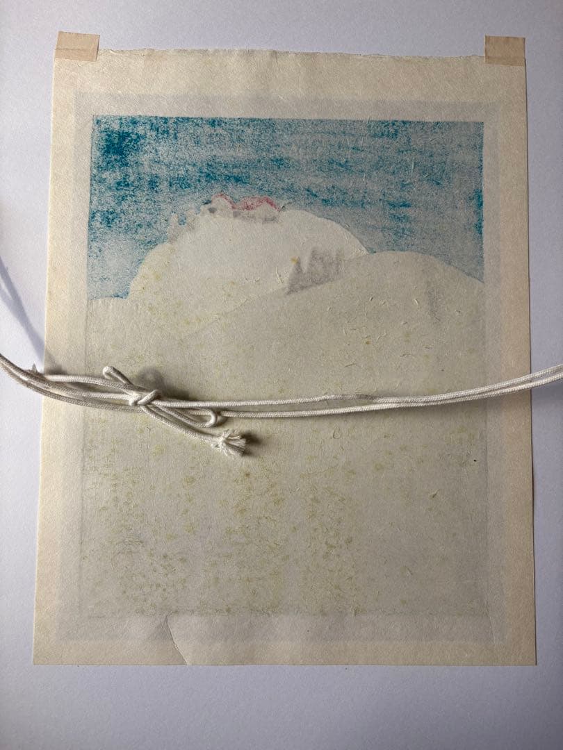 畦地梅太郎　頂上の小屋