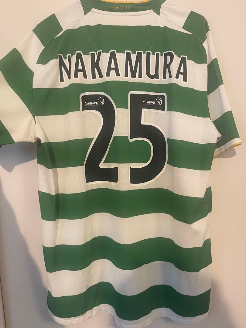 セルティック 中村俊輔　25 ユニフォーム　ゲームシャツ　ヴィンテージ　ナイキ