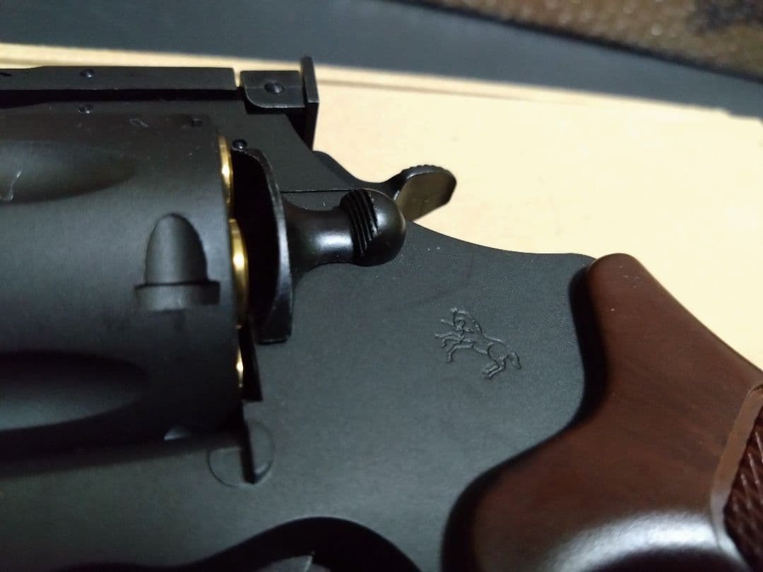 マルシン6mmガスリボルバー コンストラクターブラックBB弾付き