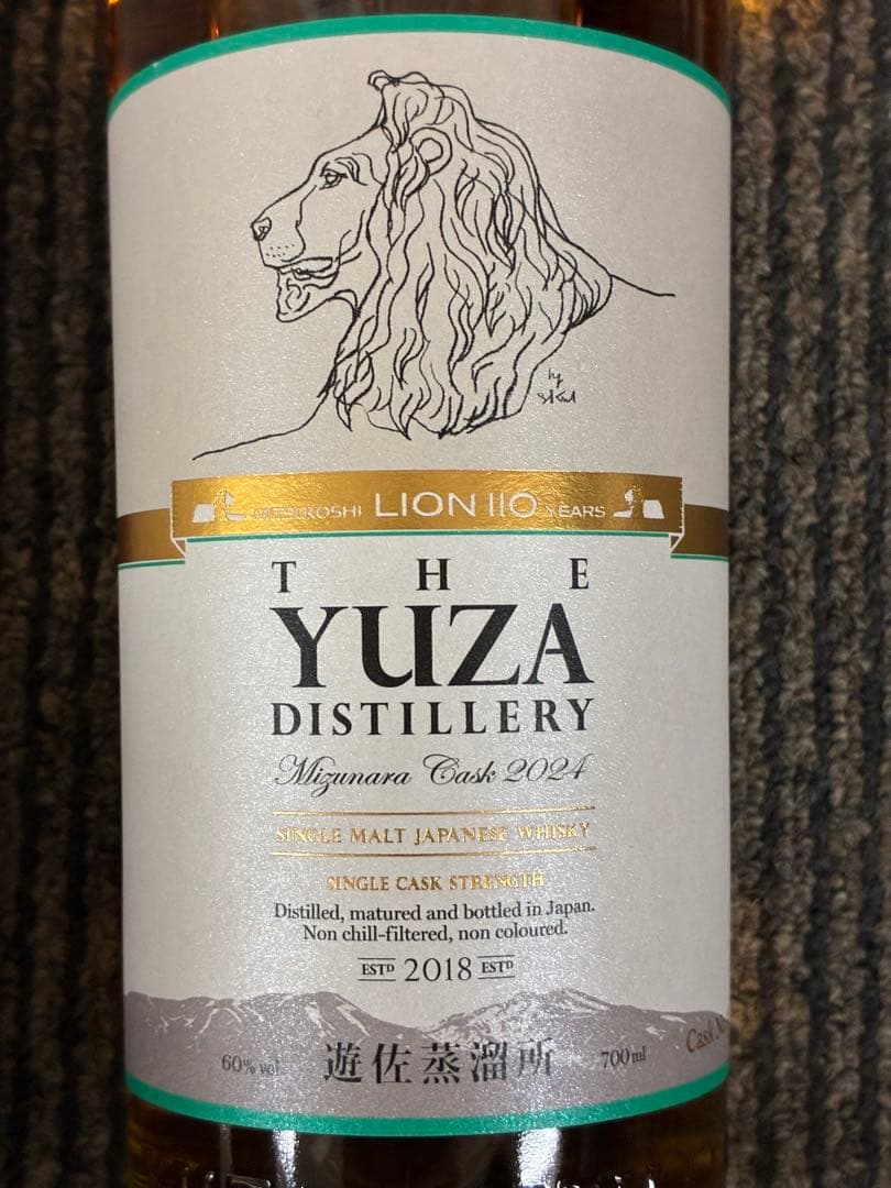限定ウイスキー遊佐蒸留所2024年度《遊佐ミズナラカスク》700ml