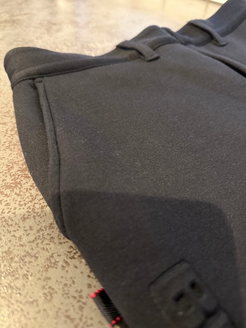 【綺麗め】BRIEFING ゴルフパンツ　3D ジョガーパンツ　L 黒