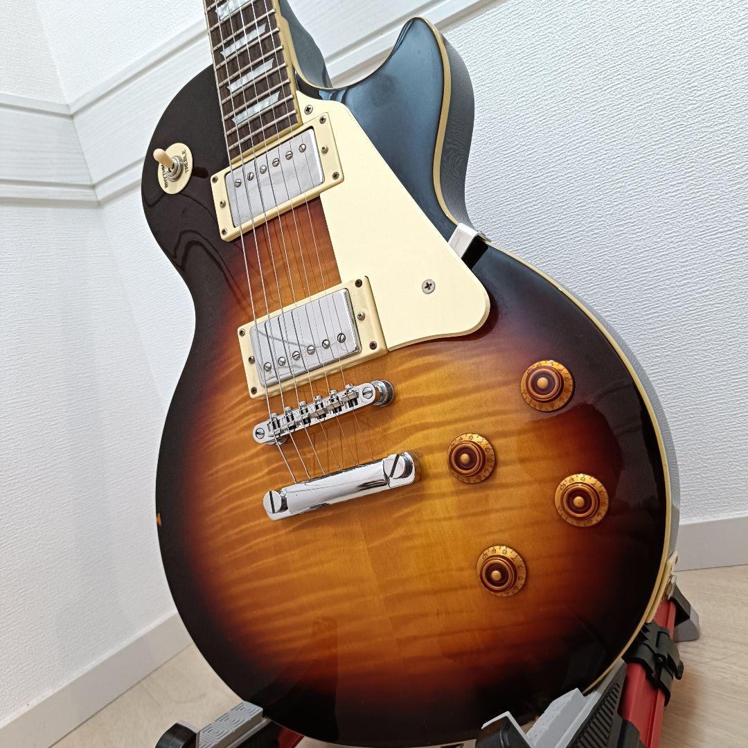 Epiphone レスポールスタンダード ダークブラウンバースト フレイム杢