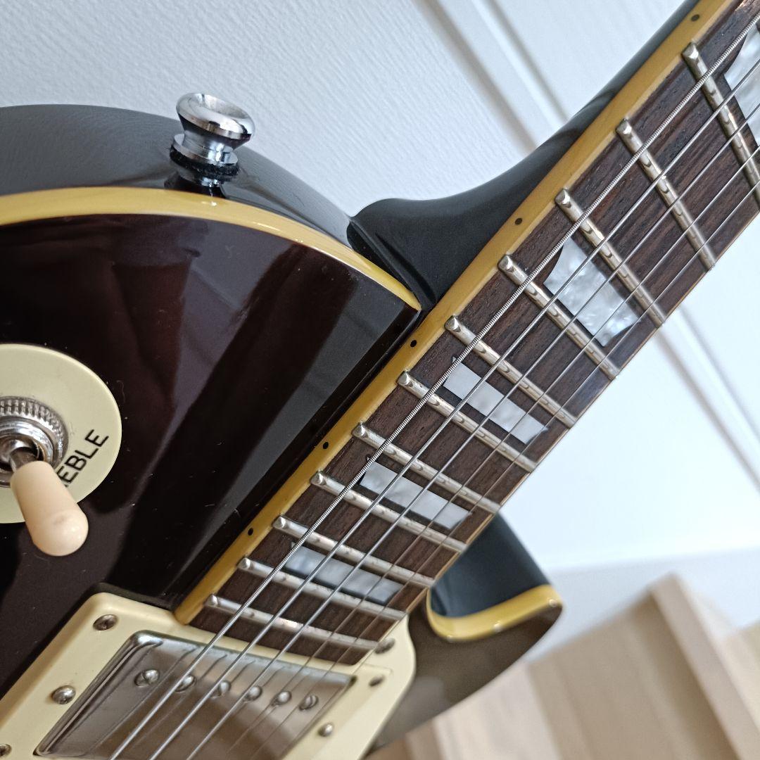 Epiphone レスポールスタンダード ダークブラウンバースト フレイム杢