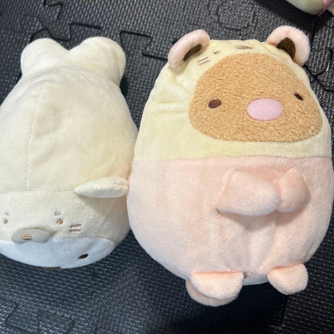 すみっコぐらし　ぬいぐるみセット　ねこハウス　11点セット　しろくま　とかげ