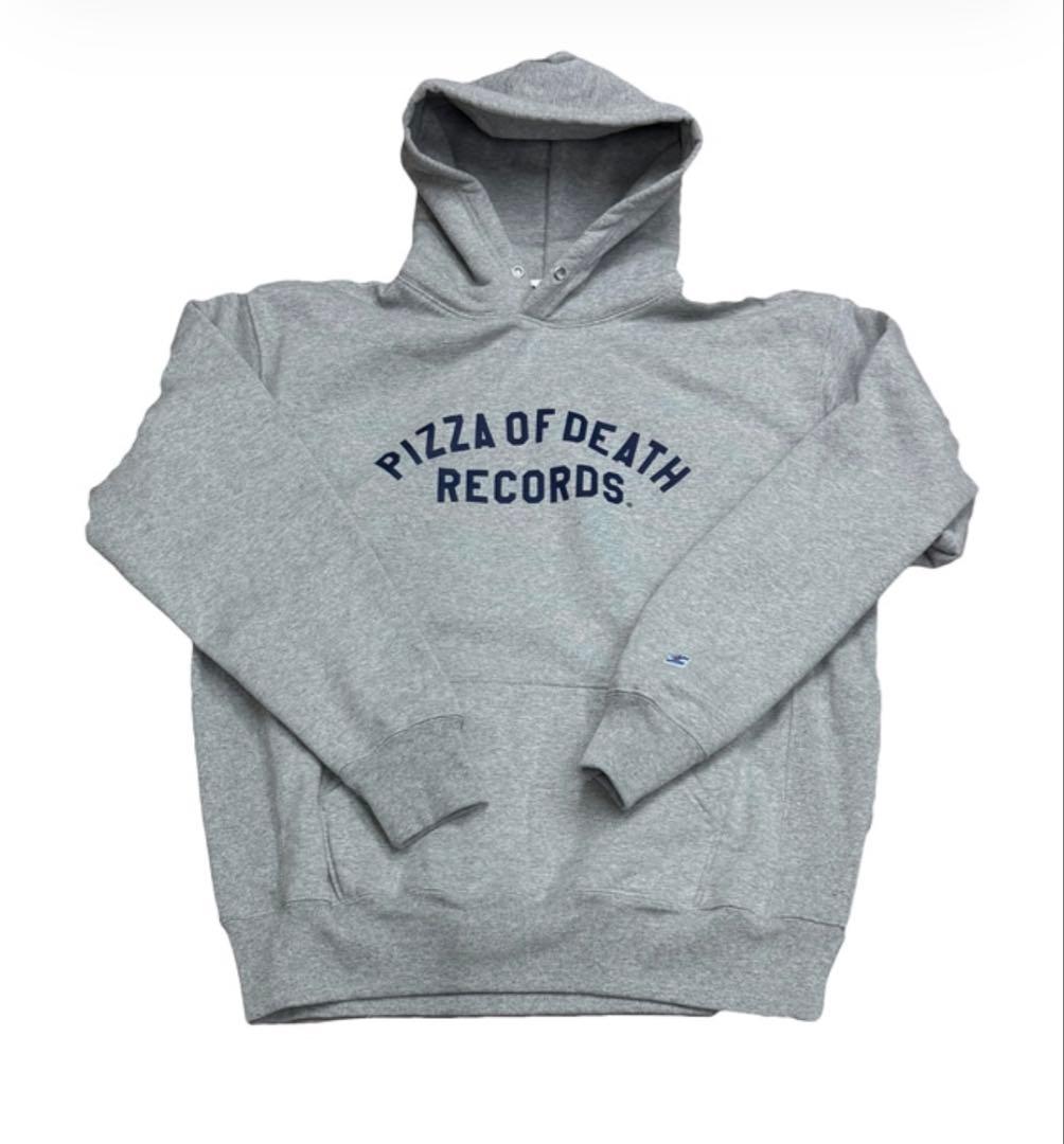 PIZZA OF DEATH RECORDS パーカー グレー　Mサイズ