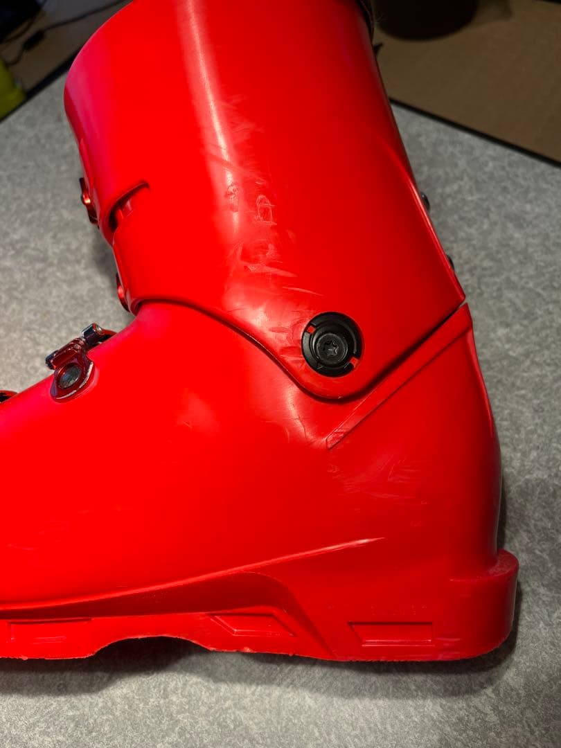 【最終値下げ】REXXAM スキー用ブーツ レッド　25-25.5cm