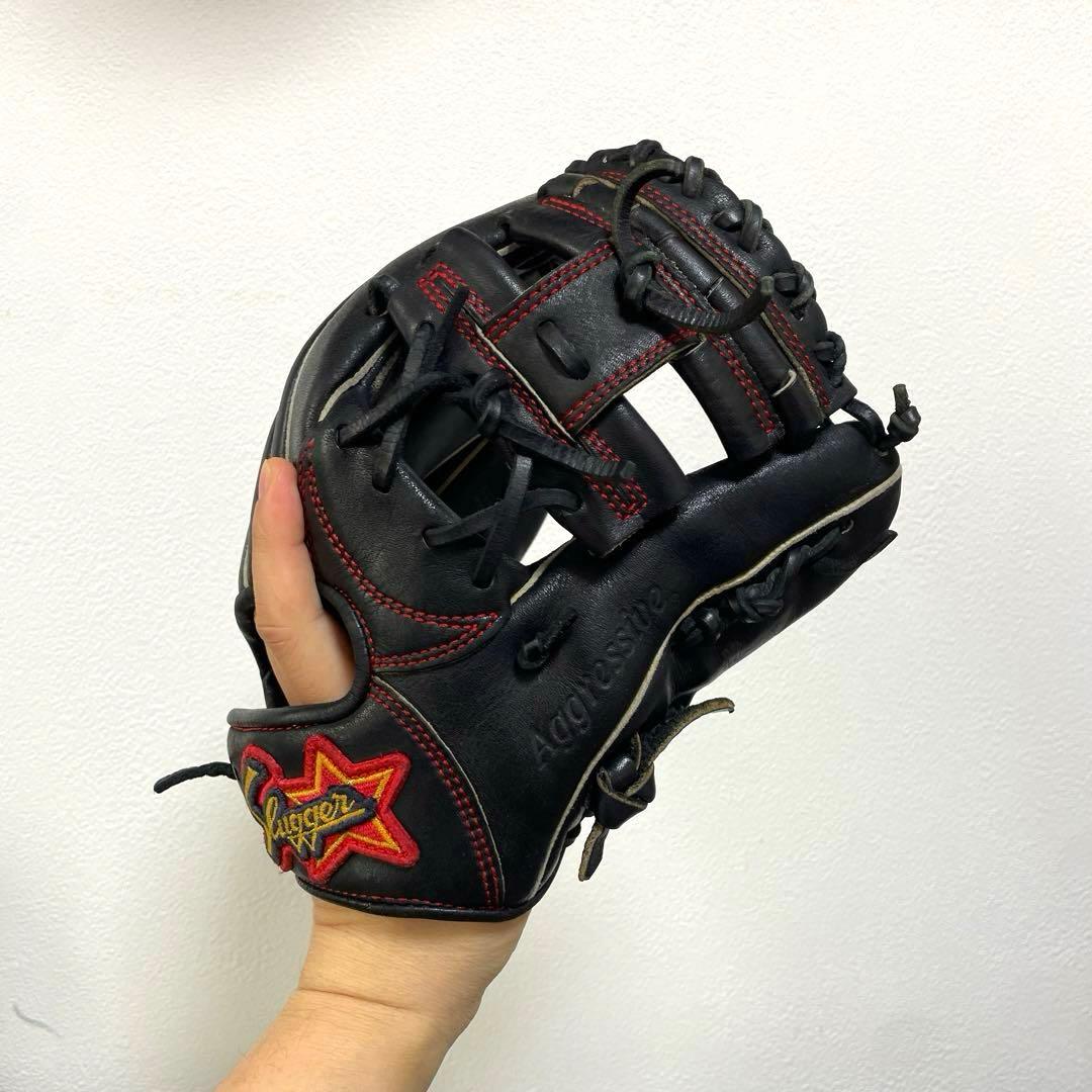 スラッガー 型抜群 即戦力 軟式 少年 内野手用グローブ