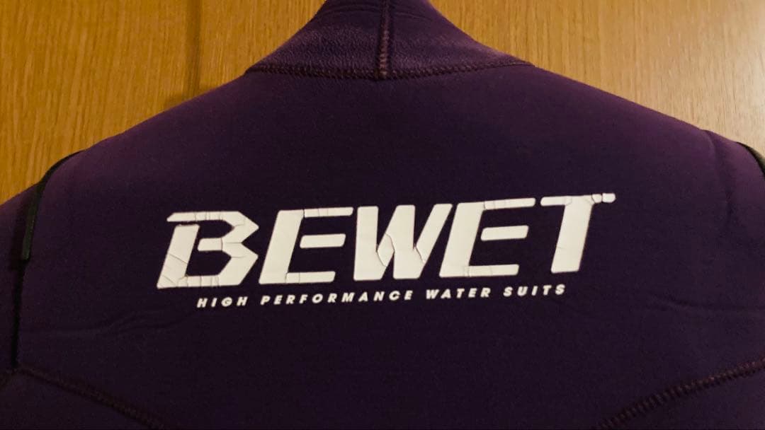 BEWET フルスーツ3mm ジャーフル サイズL チェストジップ