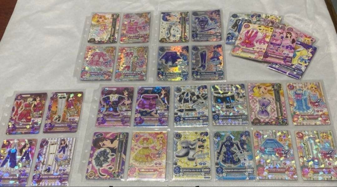 アイカツ 2013 1弾　フルコンプ　オーロラキス　天の川　ピンクブルー　パープ