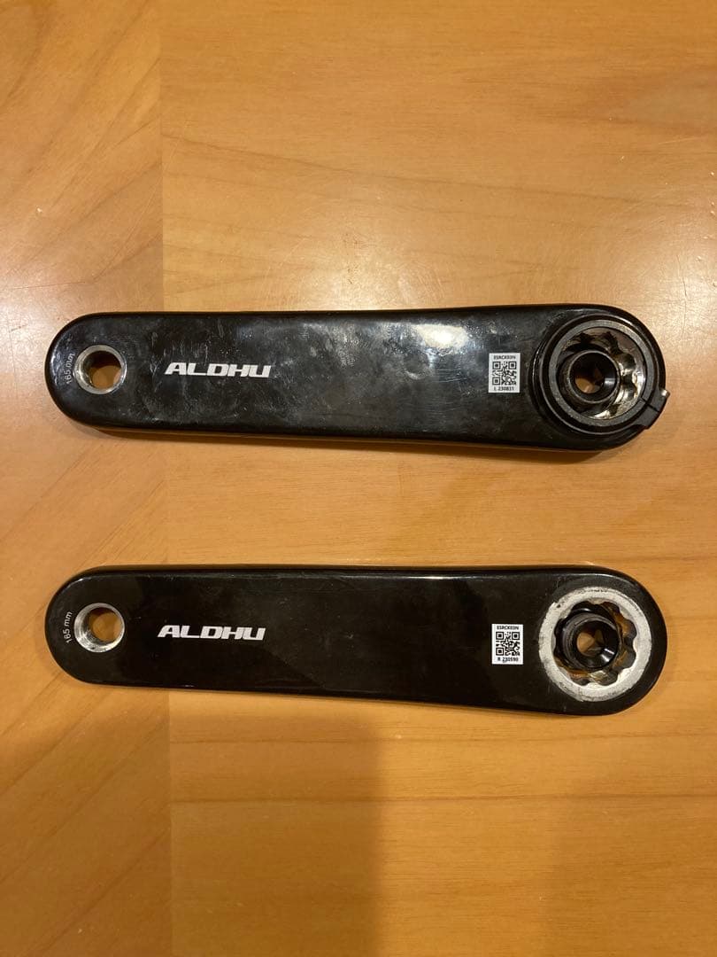 ROTOR ALDHU カーボンクランクアーム 165mm+付属品多数