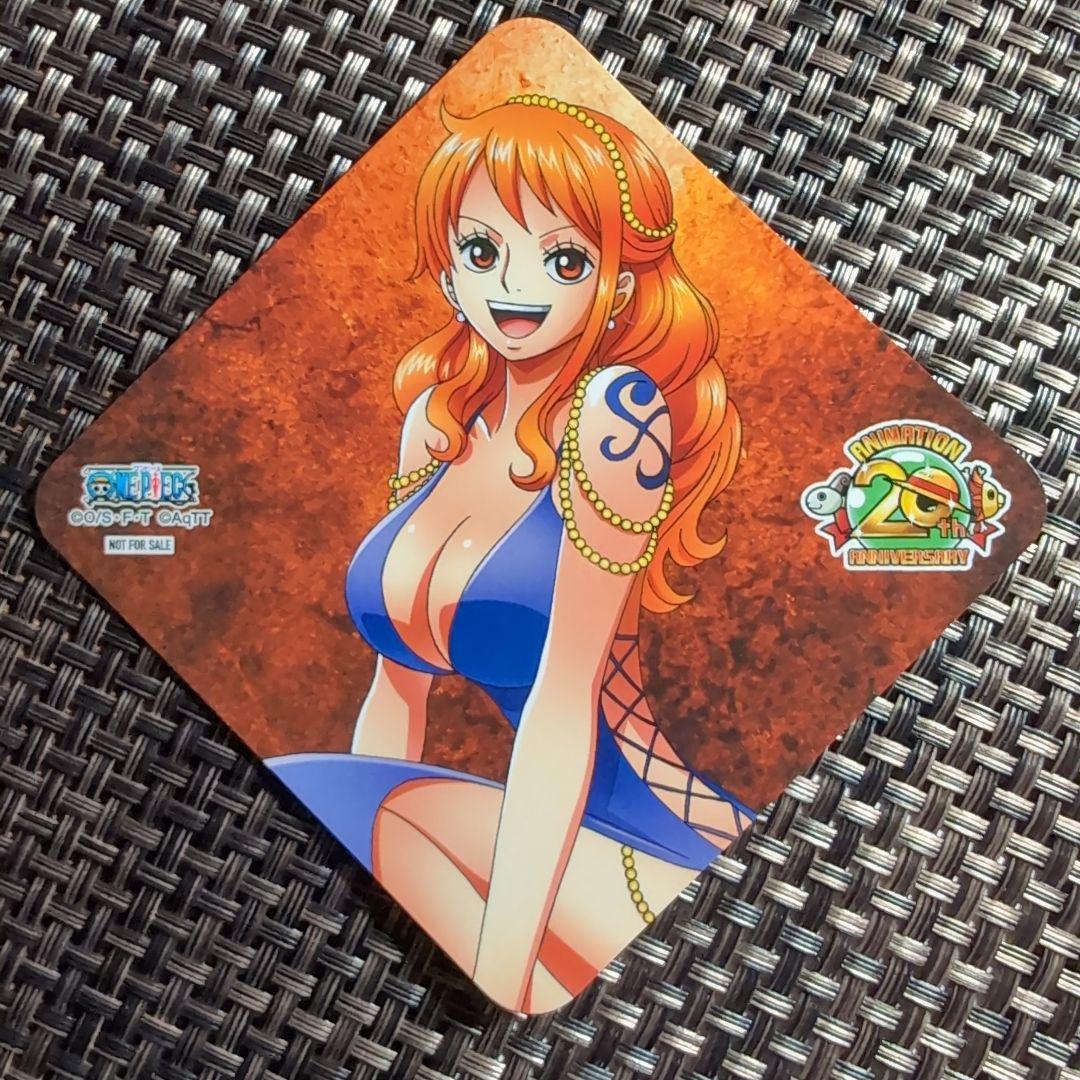 ONEPIECE 東京ワンピースタワー 限定品　　激レア コースター ナミ
