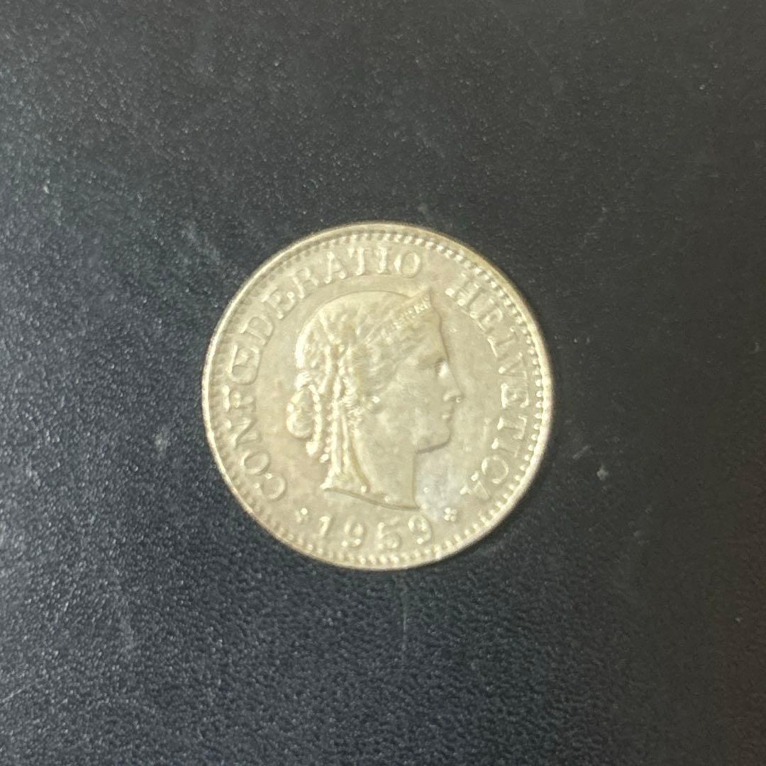 スイス 1959 5 Rappen 901808