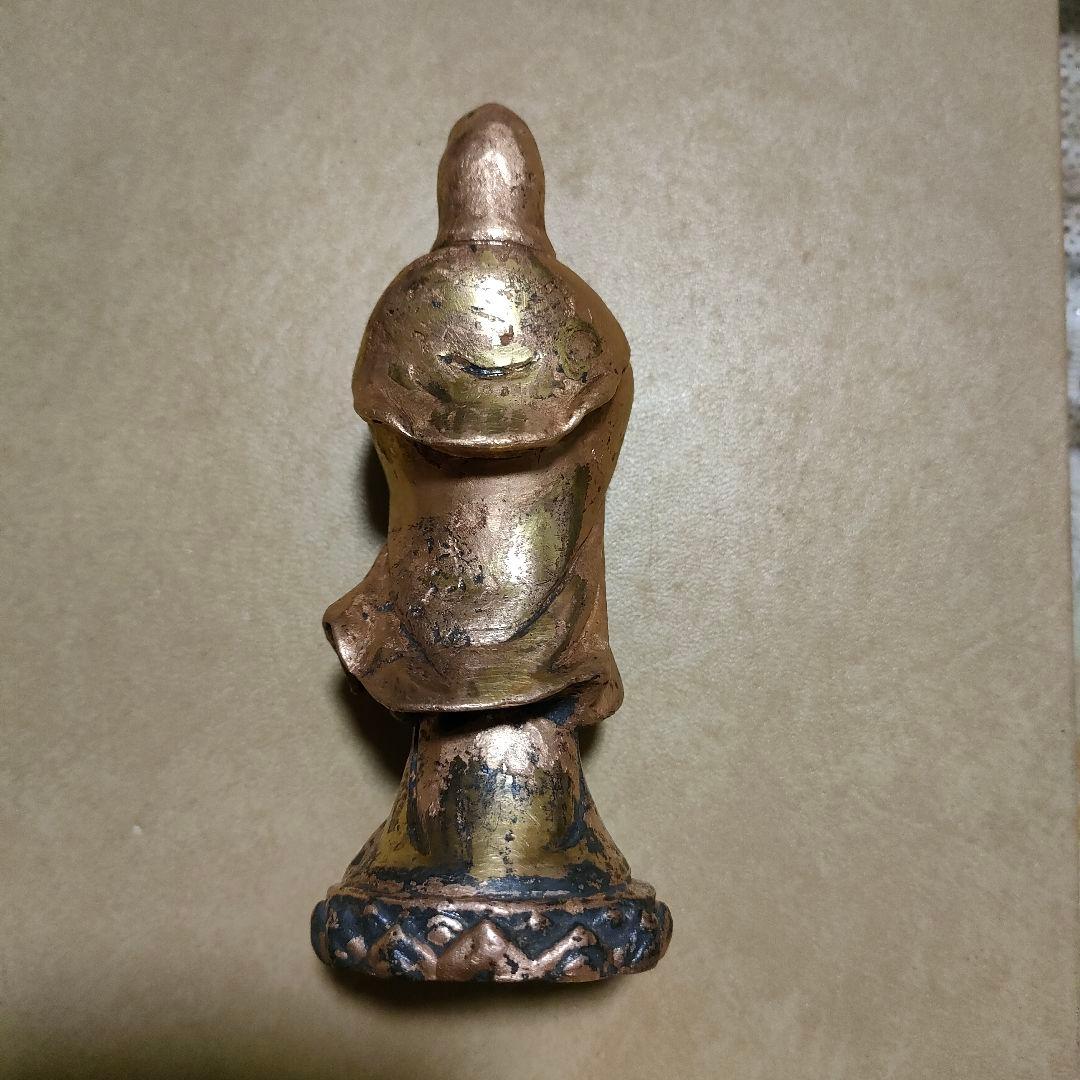 子供を抱いた観音様　慈母観音　時代物　骨董アンティーク　マリア観音No.183