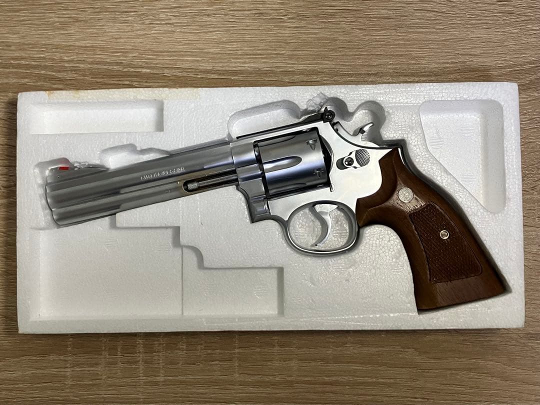 MGC S&W M686 6インチ モデルガン 木製グリップ付き