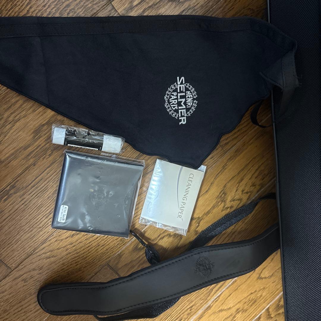 SELMER 純正 セルマー アルトサックスケース ストラップ リードケース他