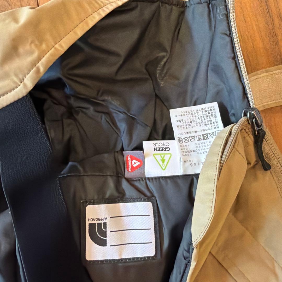 ノースフェイス　子供スキースノーボードウェア　サロペット　防水