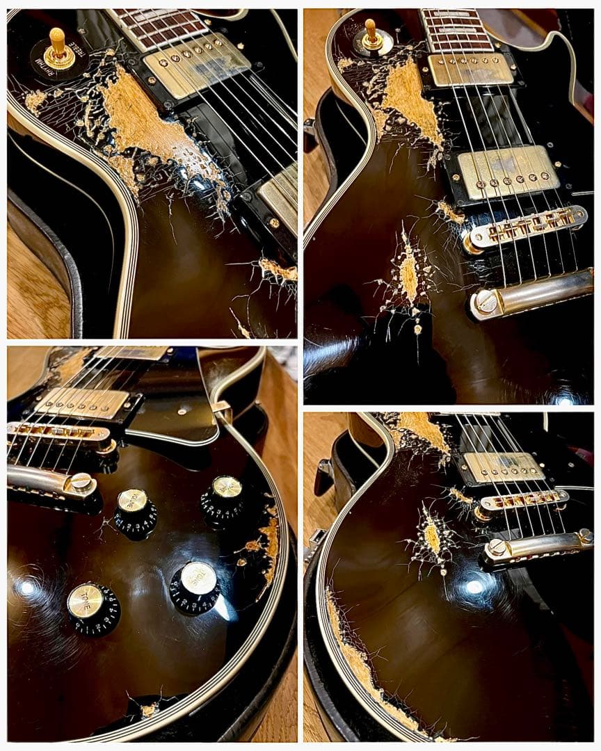 ハードレリック&エイジド レスポールカスタムタイプ/コイルタップ ゴールドパーツ