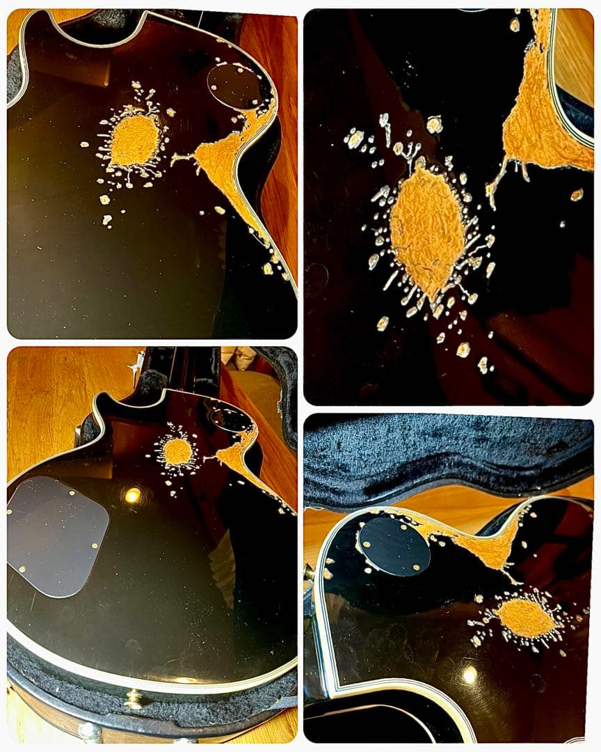 ハードレリック&エイジド レスポールカスタムタイプ/コイルタップ ゴールドパーツ