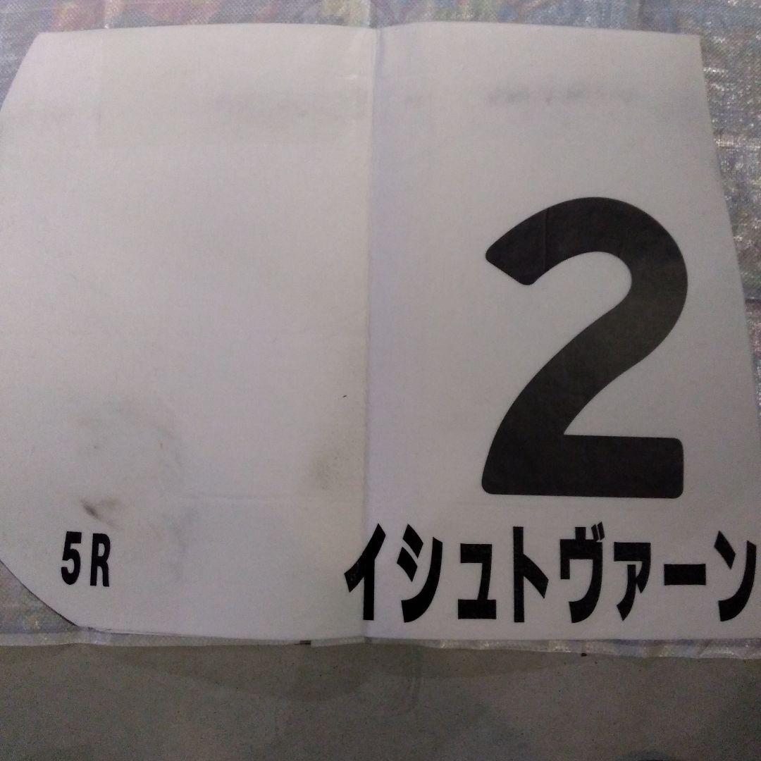 イシュトヴァーン　一般レース　実使用ゼッケン