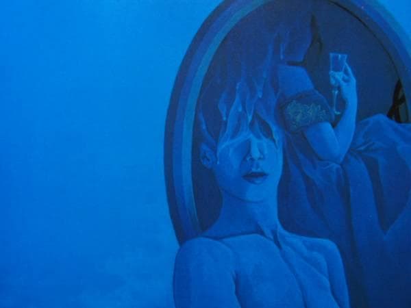 大山弘明、『媚薬・１０』、希少画集画、裸婦、高級新品額・額装付