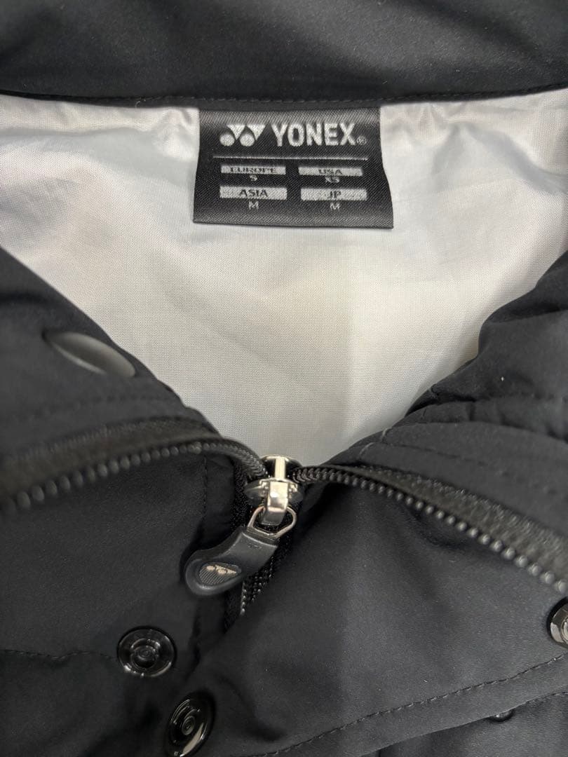YONEX ヨネックス ベンチコート★ブラックMサイズ ヒートカプセル
