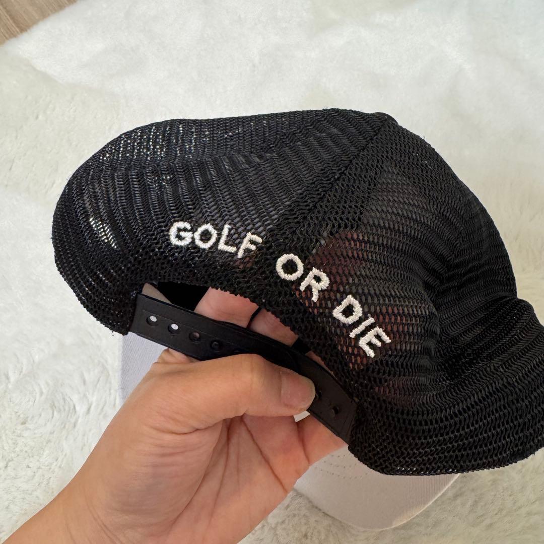 MARK & LONA ブラックキャップ スカル刺繍