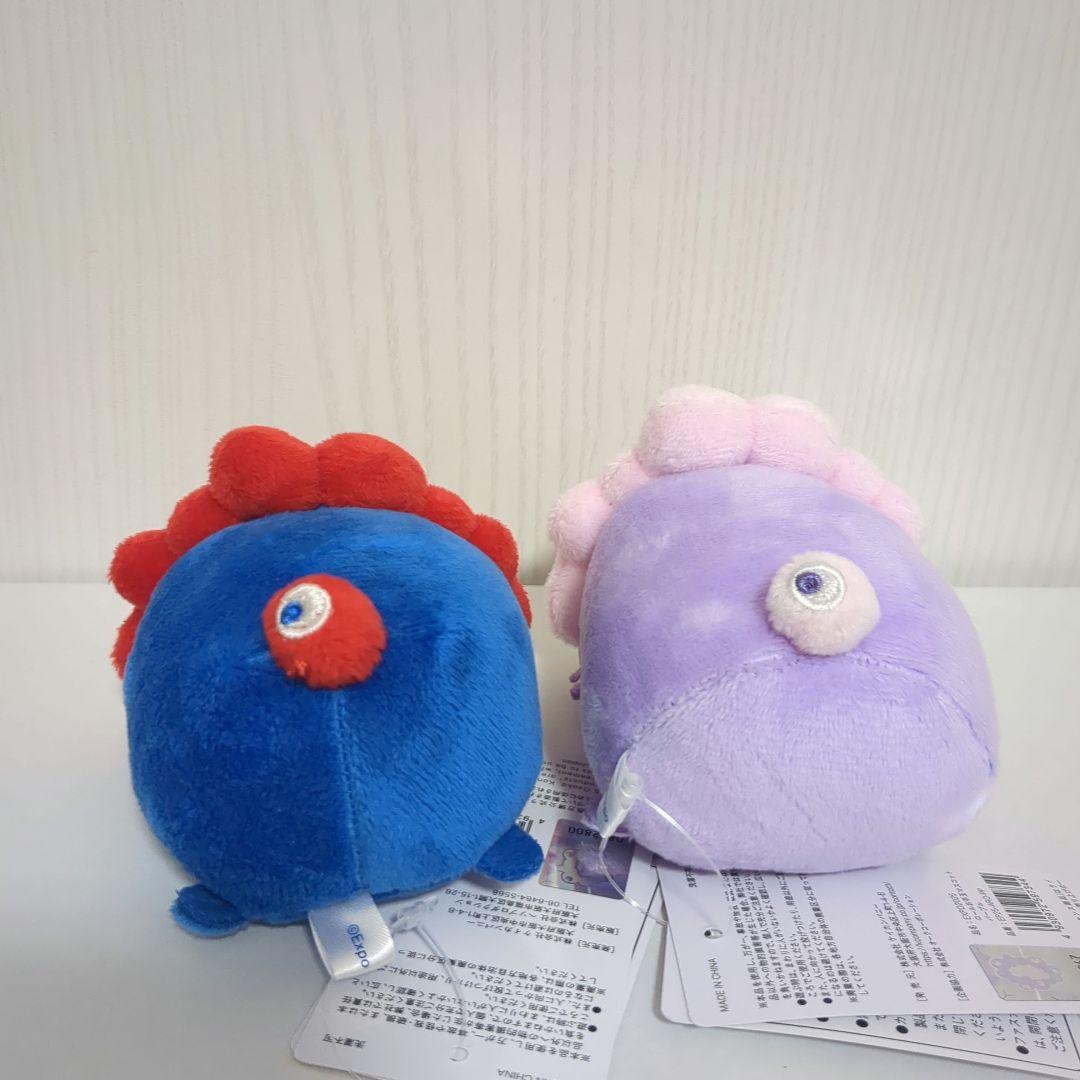 ミャクミャク　ロールお手玉マスコット　ノーマル　　ピンク×パープル　2種セット