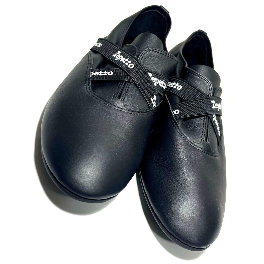 激レア 新品 repetto レペット 37 JOAO ロゴクロスベルトシューズ