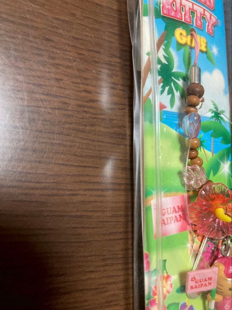 希少 激レア 新品 ご当地 ハローキティ グアム サイパン ゴルフ ストラップ