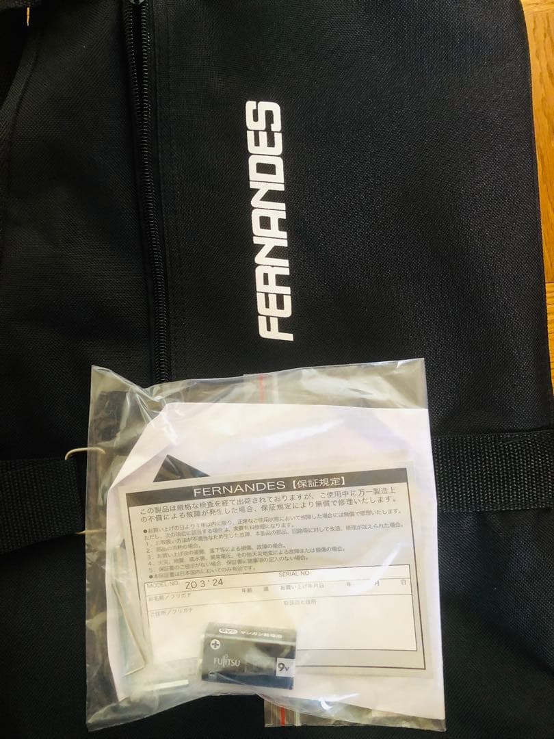 最終生産品フェルナンデスZO-3・’24PL/M/SC限定色パールホワイト！新品