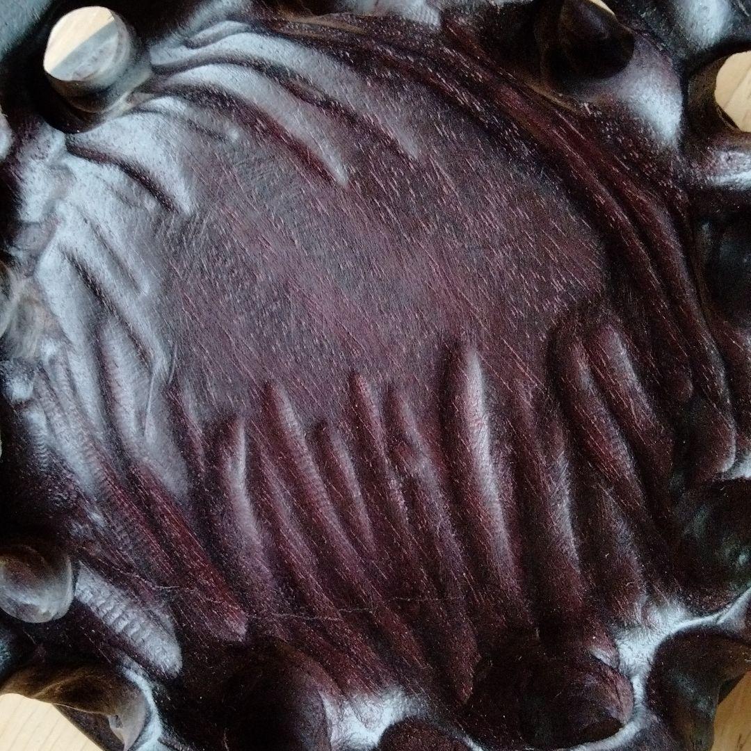 中国骨董陶磁器を乗せる安定した鑑賞台、台座最高級天然紫壇細工精製高級感のあるもの