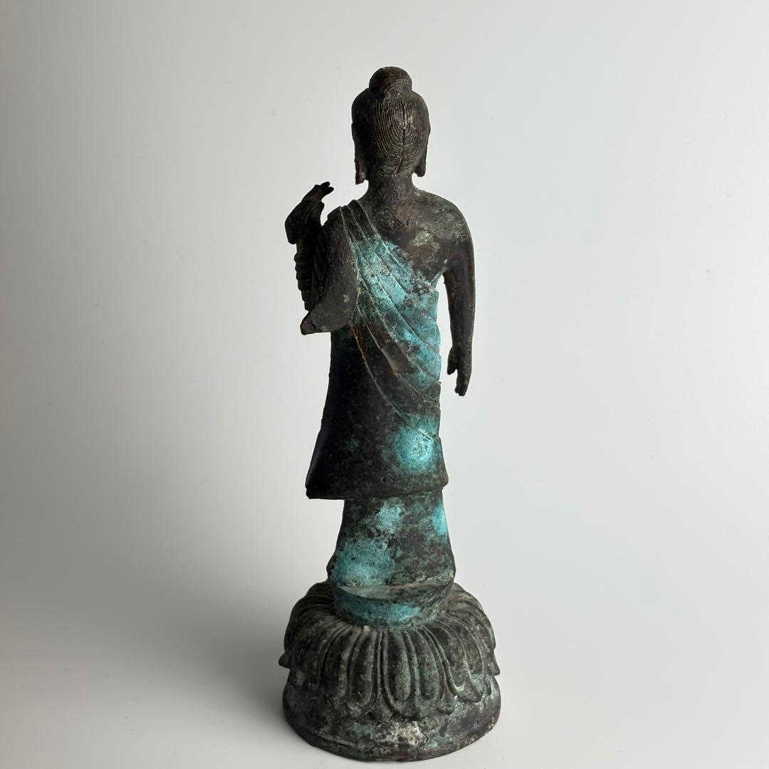 仏教美術 李朝 銅 菩薩 仏像