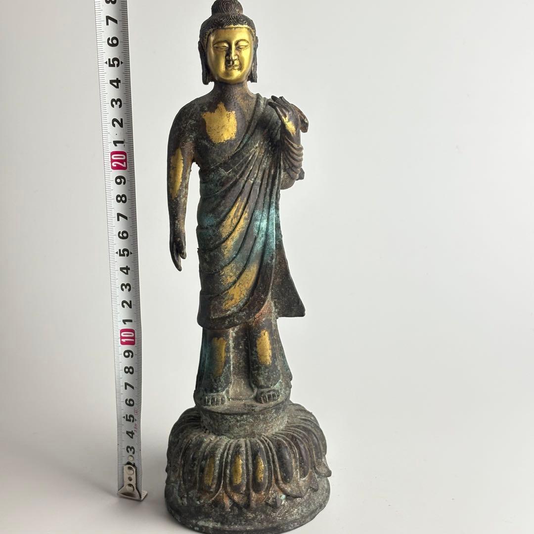 仏教美術 李朝 銅 菩薩 仏像