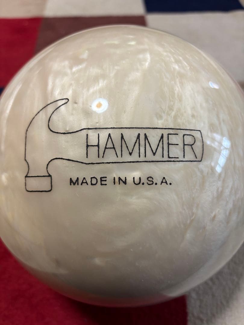 HAMMER ウィドースペア 15ポンド プラグ済み ボウリングボール