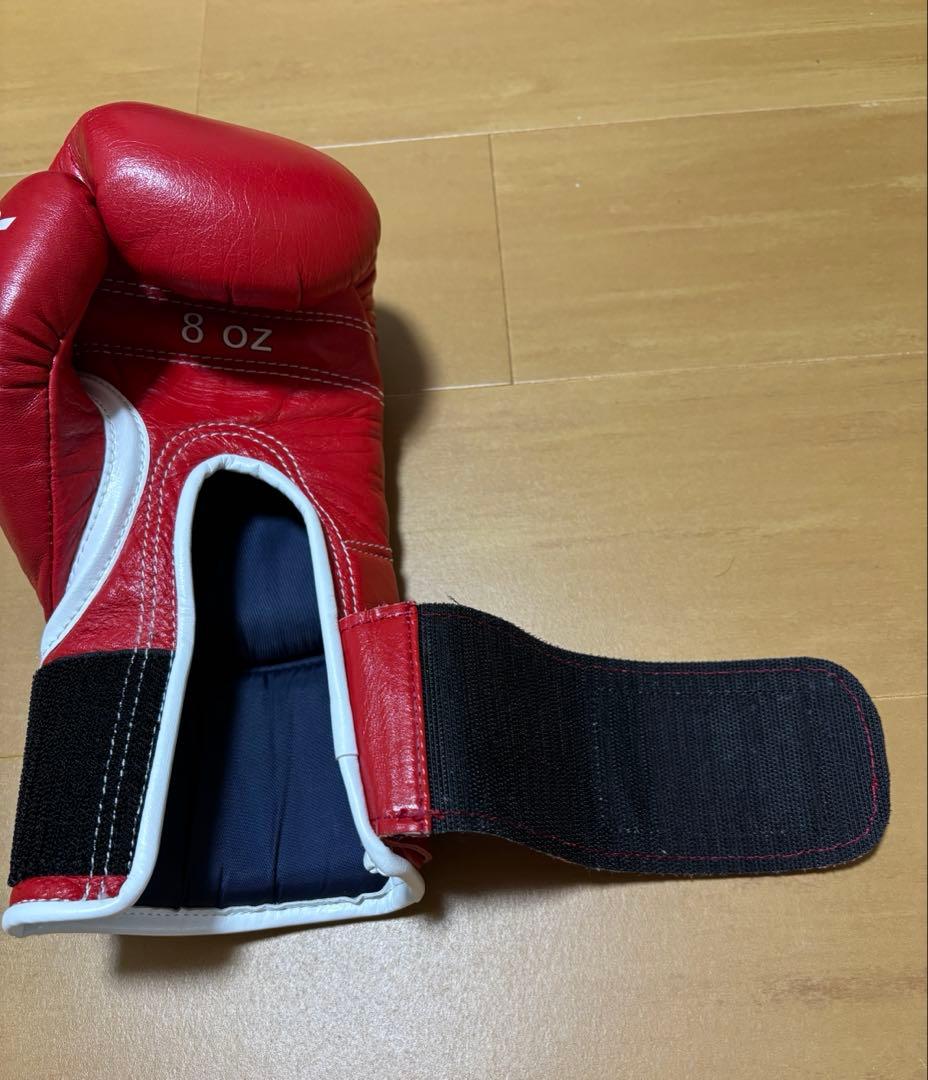 c*様 【美品】 ISAMI BOXER グローブ 8oz ベルクロ 赤 キーホ