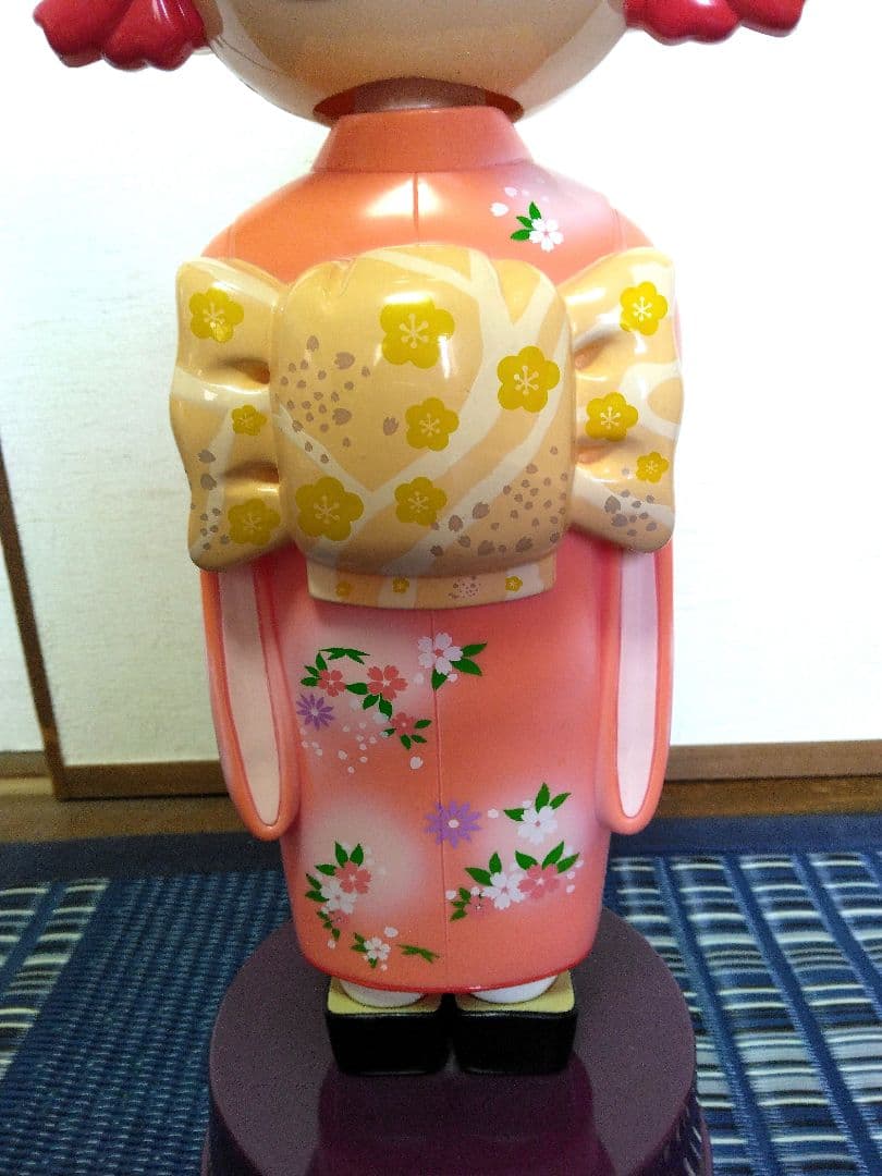 非売品 不二家 2003 親子でケーキづくり イベント ペコちゃん 首振り人形