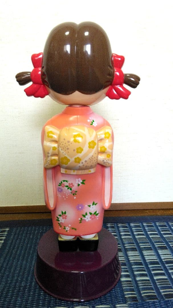 非売品 不二家 2003 親子でケーキづくり イベント ペコちゃん 首振り人形