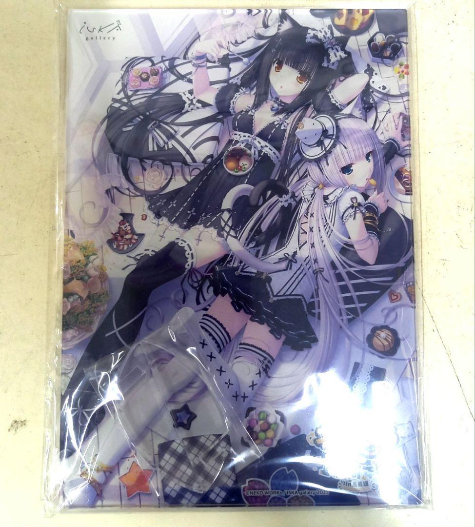 ショコラ バニラ アクリルプレート ネコぱら10周年展 馬車道 アクリルアート