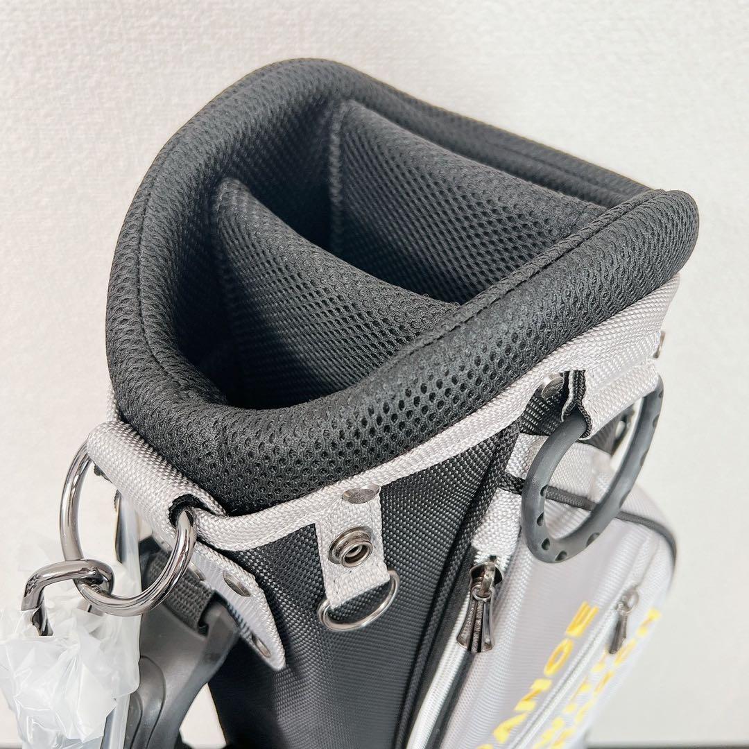 新品 ダンスウィズドラゴン キャディバッグ 7型 2.3kgシルバー スタンド式