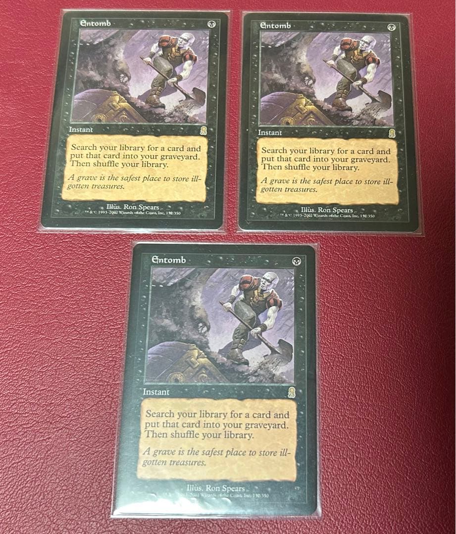 mtg 納墓　英語3枚　オデッセイ