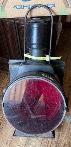 レトロ 赤信号機 金属製