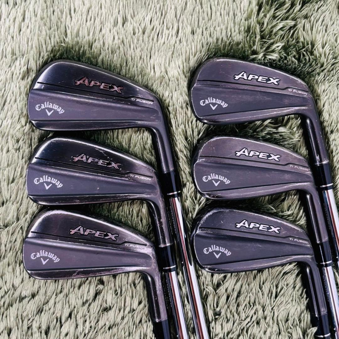 キャロウェイ エイペックス Tiフュージョン アイアン6本セット メンズゴルフ
